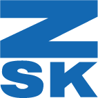Graphic showing ZSK STICKMASCHINEN logo.