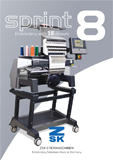 Flyer presenting ZSK STICKMASCHINEN's new single-head embroidery machine SPRINT 8 Flyer presenting ZSK STICKMASCHINEN's new single-head embroidery machine SPRINT 8