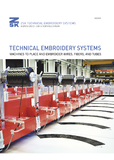 Catalog of ZSK TECHNICAL EMBROIDERY SYSTEMS Catalog of ZSK TECHNICAL EMBROIDERY SYSTEMS